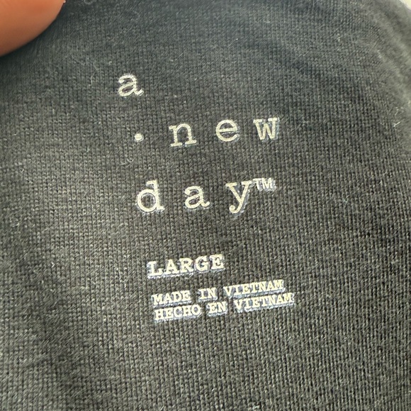 NWT a new day Black Strap Dress - Picture 3 of 4